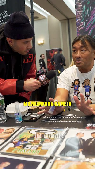 Funaki tells us the origin of Smackdown #1 announcer #wwe