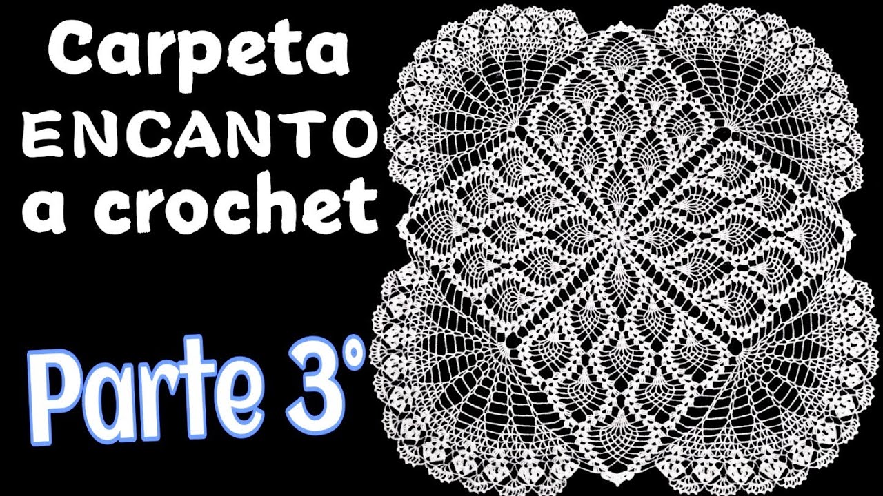 Carpeta Cuadrada ENCANTO a Crochet. Parte 3°