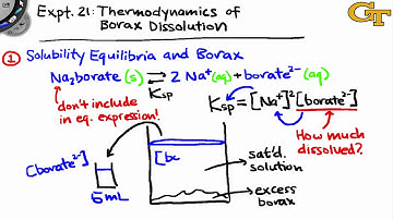 Thermodynamics of Borax Dissolution | Intro & Theory