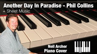 Another Day In Paradise - Phil Collins - Piano Cover + Sheet Music chords