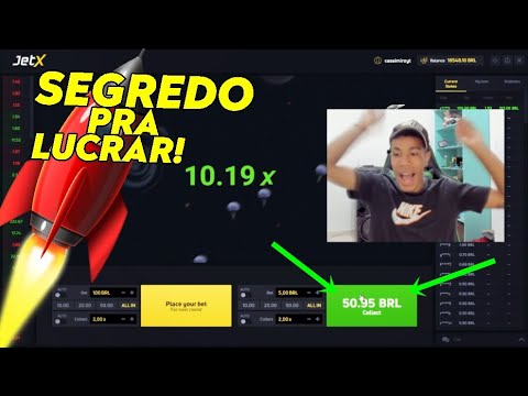 5R$ VIROU 50 ? REVELANDO O SEGREDO QUE TODOS USAM PRA LUCRAR MUITO NO JETX *JOGO DO FOGUETE* DICAS