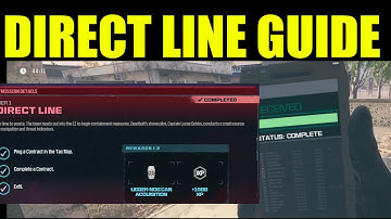 How to "ping a contract in the tac map" | Complete Direct line mission guide (MWZ)