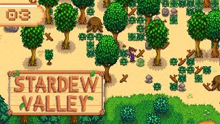 Trying (and failing) to clean up my ugly farm 🧹 | Ep 3 | Let’s Play Stardew Valley