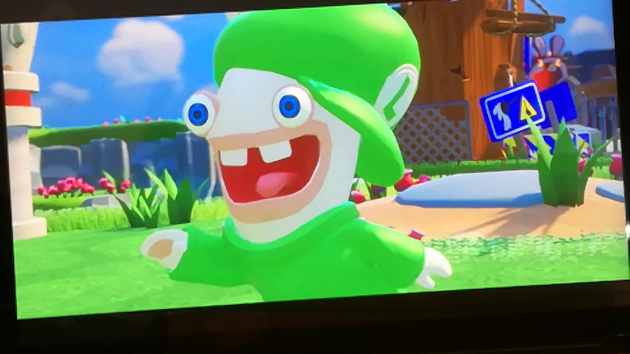 Laugi Rabbits Rabbit Luigi zijn vrienden Mario plus rabbits Kingdom#2 - YouTube