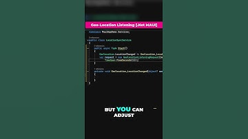 GeoLocation Listening Request in .NET MAUI #dotnetmaui #dotnet