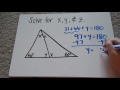 Exterior Angle Theorem Quiz