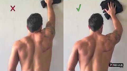 Wall Slides for Serratus Anterior  Activation