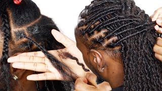 DETAILED TEMPORARY DREADLOCKS EXTENSIONS MEN | human hair Faux Locs