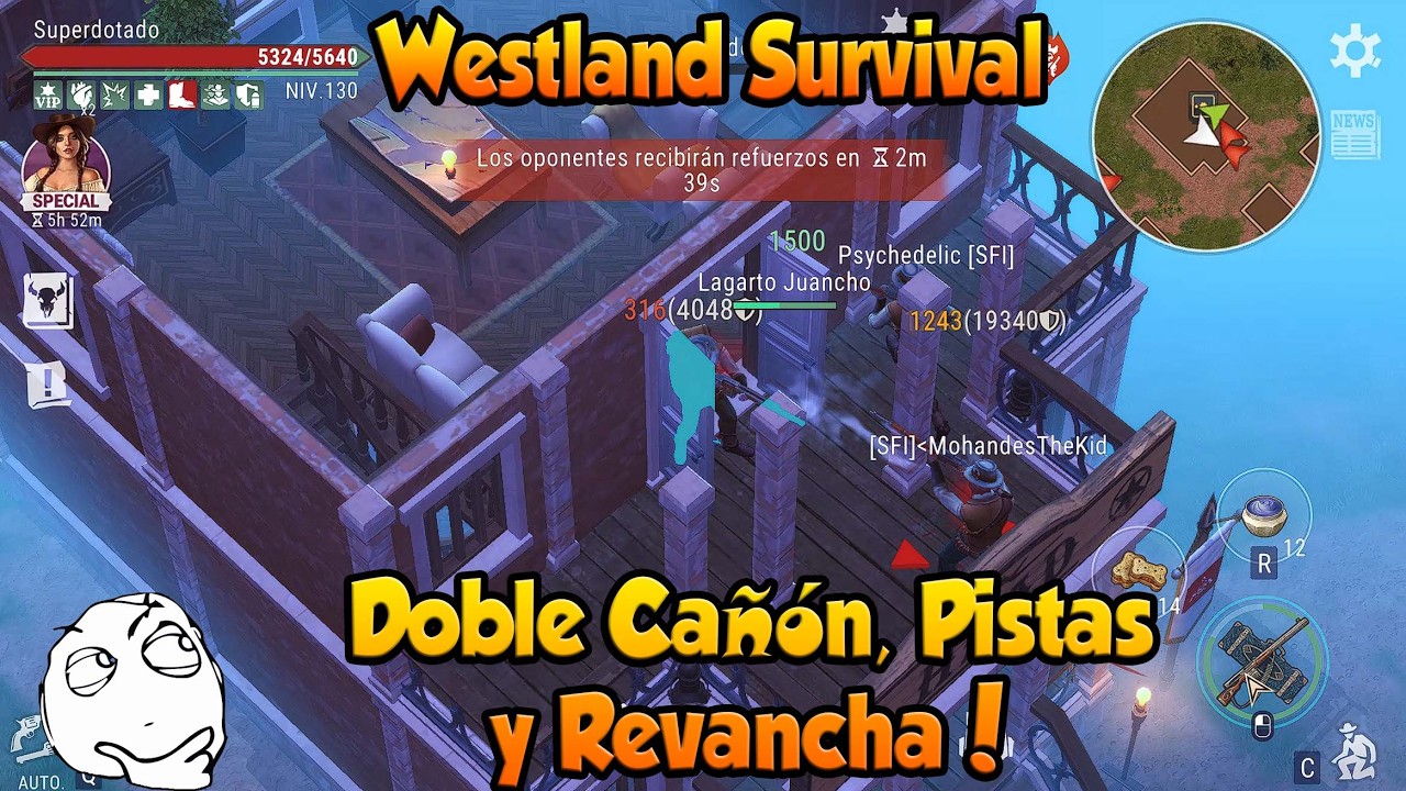 Westland Survival Doble Cañón, Pistas y Revancha!