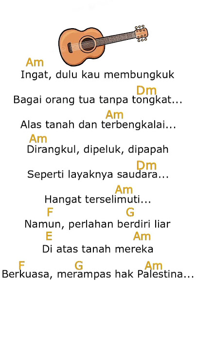 Simpel Chord - Bertahta Diatas Tanah Mereka (LUKA NEGARA). #chords #gitar #music #tutorial #reels