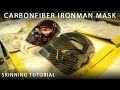 Carbonfiber Skinning or Wrapping Tutorial - Ironman & Spiderman Mask