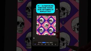 Easy Halloween Seamless Pattern Tutorial #procreatetips #procreatetutorial #procreatebrushes #art