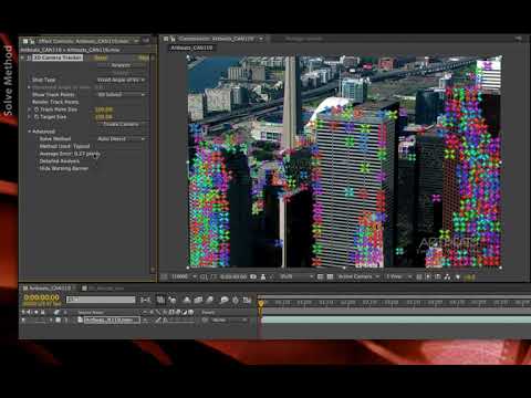 After Effects Classic Course: 3D Camera Tracker 2/5 – refining the track