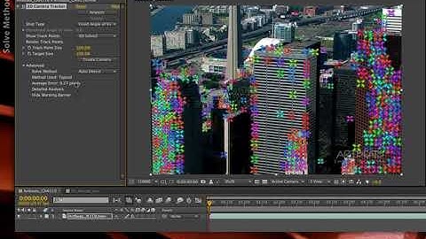 After Effects Classic Course: 3D Camera Tracker 2/5 – refining the track