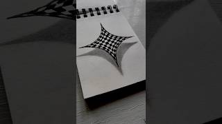 READY TO DO SOME ILLUSION ART🕳️🤍🖤#diy #3d #illusion #art #ytshorts #trendingshorts #viralshorts