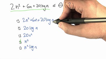 Big-Theta Practice - Intro to Algorithms