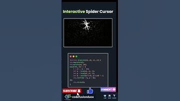 Interactive Spider Cursor #css #automobile #html5css3 #coding #webdesign #python #webdevelopment
