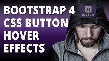 Bootstrap 4 CSS Button Hover Effects