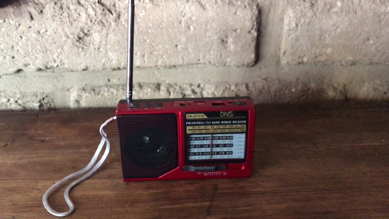 Radio am/fm bluetooth usb micro SD 7 bandas SW