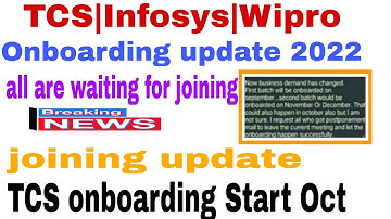 TCS Infosys wipro Capgemini all MNC Companies Onboarding Update 2022||Joining Update