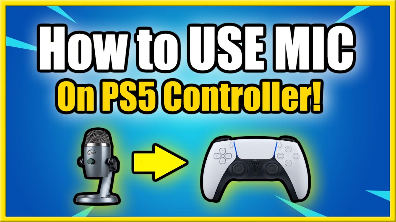 How to Use Mic on Ps5 Controller?