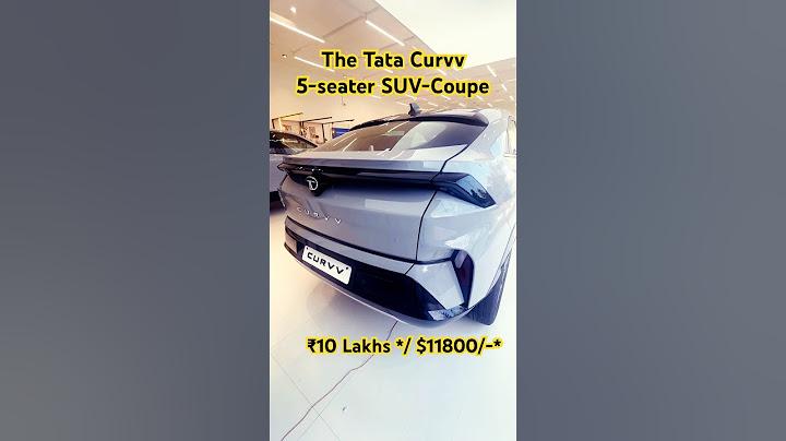 2024 Tata Curvv -5 Seater coupe #tatacurvv #tatacurvvev