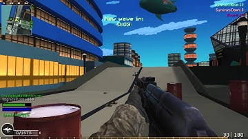 Cod 4 Zombie Mod - Reign Of The Undead - Futurama Map Gameplay