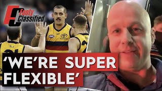 Matthew Nicks reacts to uncertainty as Crows relocate to Vic - Footy Classified | Footy on Nine
