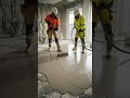 Workers Poured a Lava Ocean Epoxy Floor... The Final Reveal Is Insane 🌋🌊🤯 #epoxyfloor #shorts