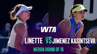 Download Lagu Magda Linette vs. Victoria Jimenez Kasintseva | 2026 Merida Round of 16 | WTA Match Highlights MP3