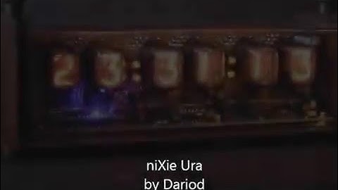 niXie Tube Clock (Ura) by DarioD with Arduino Nano & RTC (from Banggood)