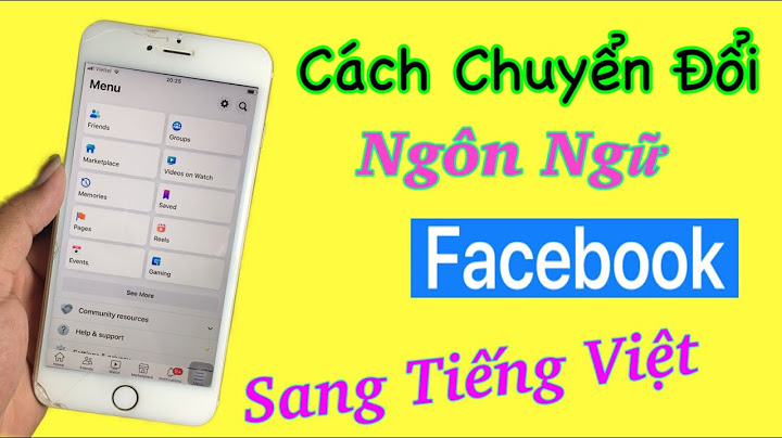 Cách chỉnh ngôn ngữ trên facebook