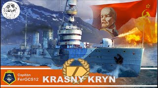 Kransny Kryn crucero soviético | world of warships legends ps4 | #WoWsLegends