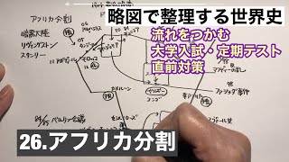 026 略図で整理する世界史 26 アフリカ分割 026 略図で整理する世界史 26 アフリカ分割