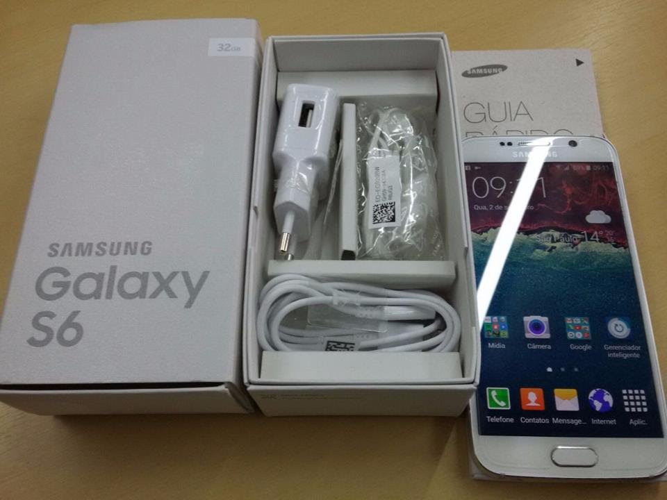 Review Galaxy S6 Flat Branco Youtube