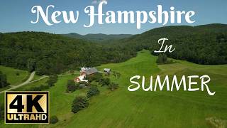 Summer Vacation in New Hampshire. Mountains, Surfing, Rivers, Lakes, Drone Video in 4k 60fps.