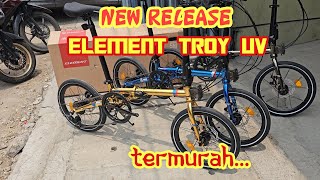 REVIEW OF THE NEW ELEMENT TROY UV 8-Speed ​​FOLDING BIKE | First Impression