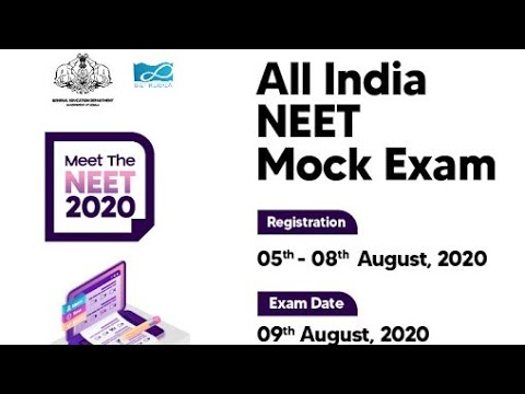 NEET 2020: SIET Kerala To Conduct All-India Mock Test On August 9/please subscribe our channel ???