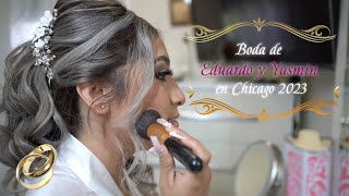 Boda de Eduardo y Yasmin en Chicago 2023.