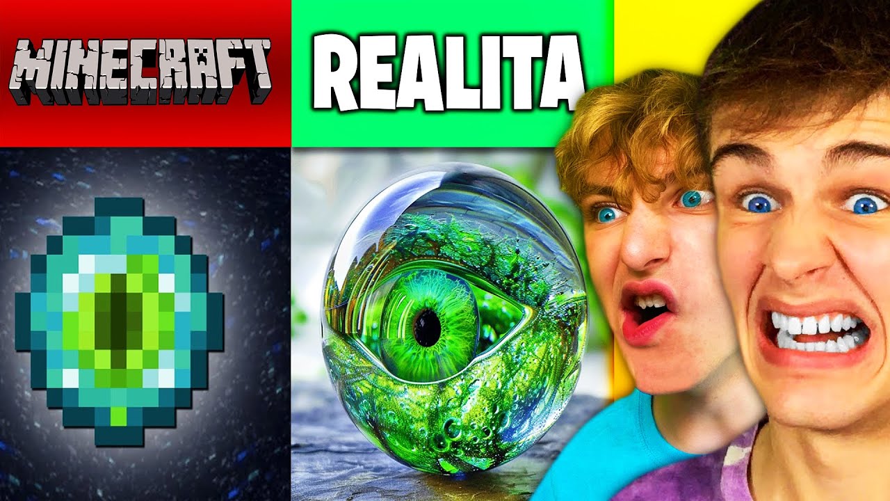 Takto VYPADAJÍ Minecraft MOBOVÉ v REALITĚ! @TrospyReakce