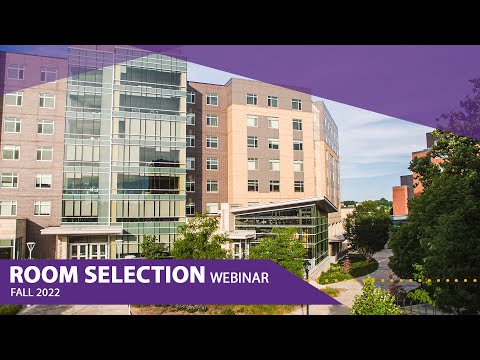 Room Selection Webinar for the 2022-2023 Academic Year