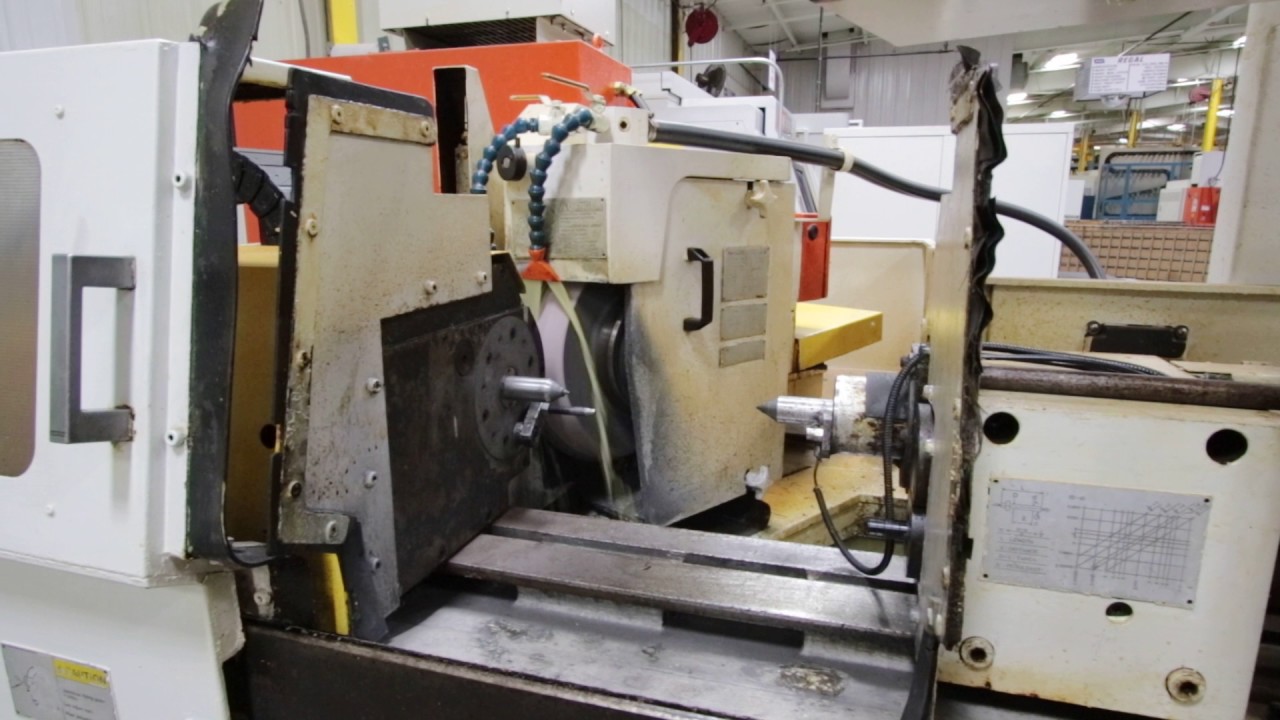 Mitsubishi Model RC32/1000 CNC Cylindrical Grinder YouTube