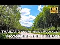【4K】Motorbike trip in Krabi -THAILAND countryside Footage-