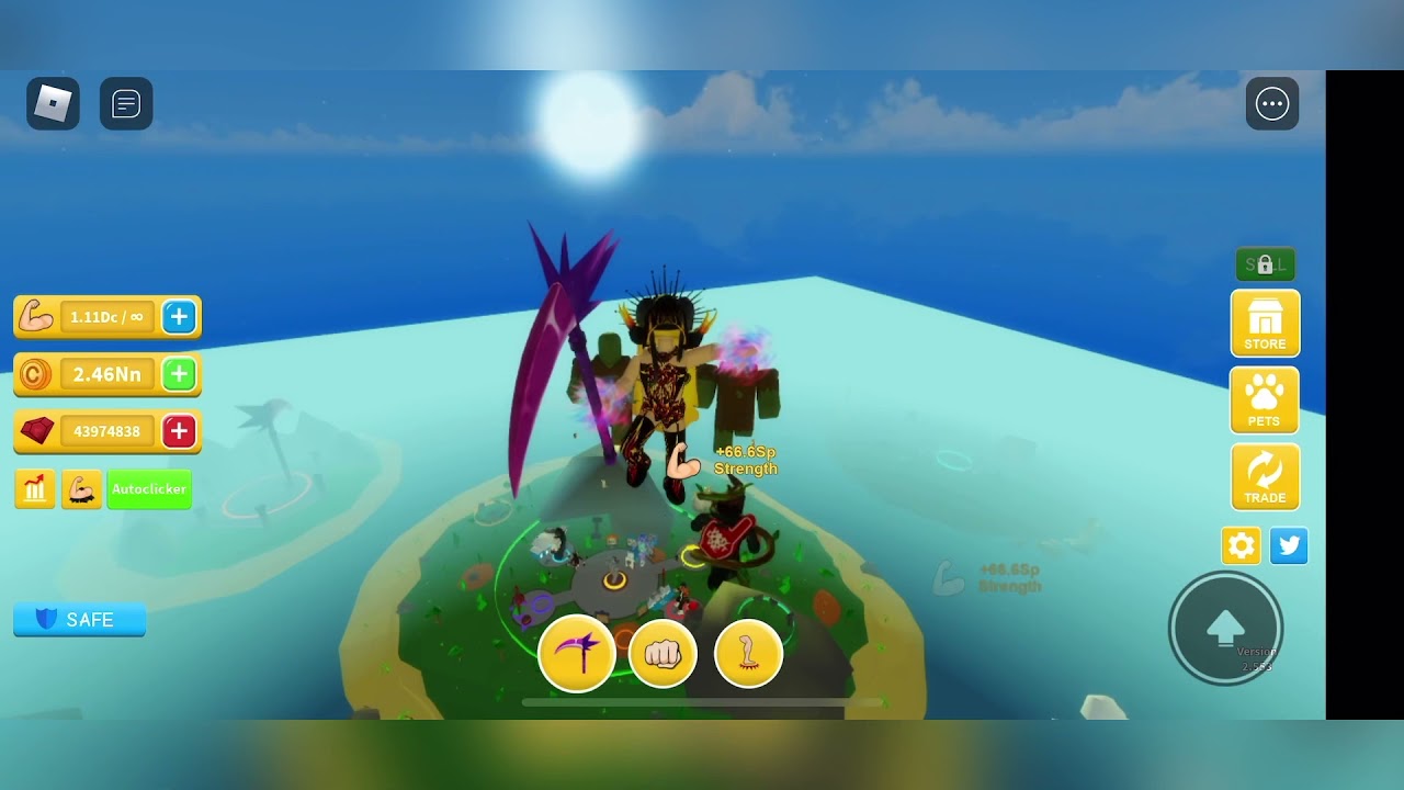 Mega update on Get Huge Simulator🏝 coming soon 💪