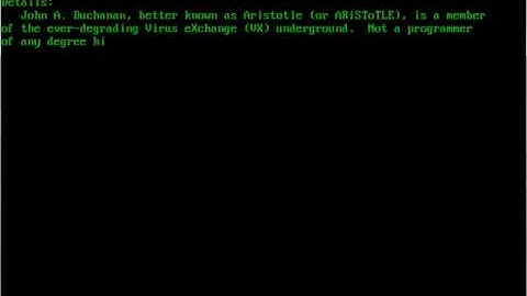 Ari DOS Virus (High Quality)