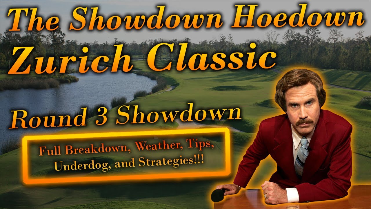 PGA DFS Showdown Hoedown Round 3 Zurich Classic DraftKings Strategies and (Not) Picks Underdog