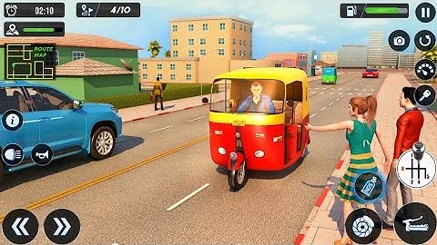 Tuk Tuk Auto Rickshaw 3D Games - free simulator games Android Gameplay @APSGAMINGHOUSE.