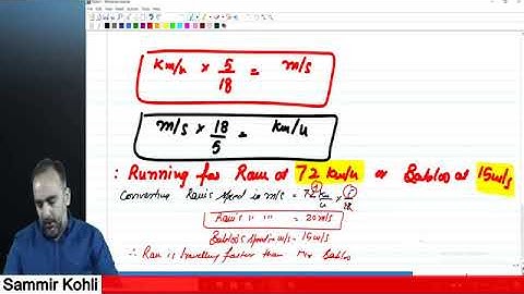 Motion  Physics Lec 3   class  9      by samir kohli