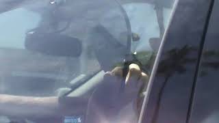 Scientology PI in hockey mask following us