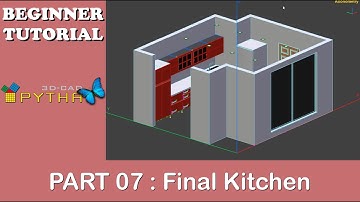 PYTHA 3D CAD | Model | Final Kitchen | Part 07